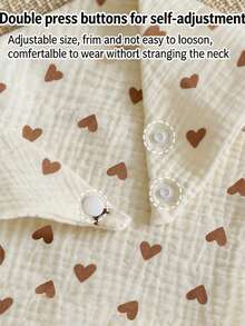 3 pièces/6 pièces Bavoirs pour bébé, Bavoirs pour nouveau-nés, Anti-régurgitation - Bavoirs d'alimentation, Gaze super douce et respirante, Lavable et réutilisable, Boutons-pression réglables, Cadeau parfait pour bébé! - bavoirs pour bébés - Voir 6