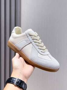 2026 New Unisex Casual Sports Shoes Lace-Up Shoes Shoes Inspired By German Training Style Minimalist Design Comfortable Running Shoes For Men And Women - Multicolor - View 3