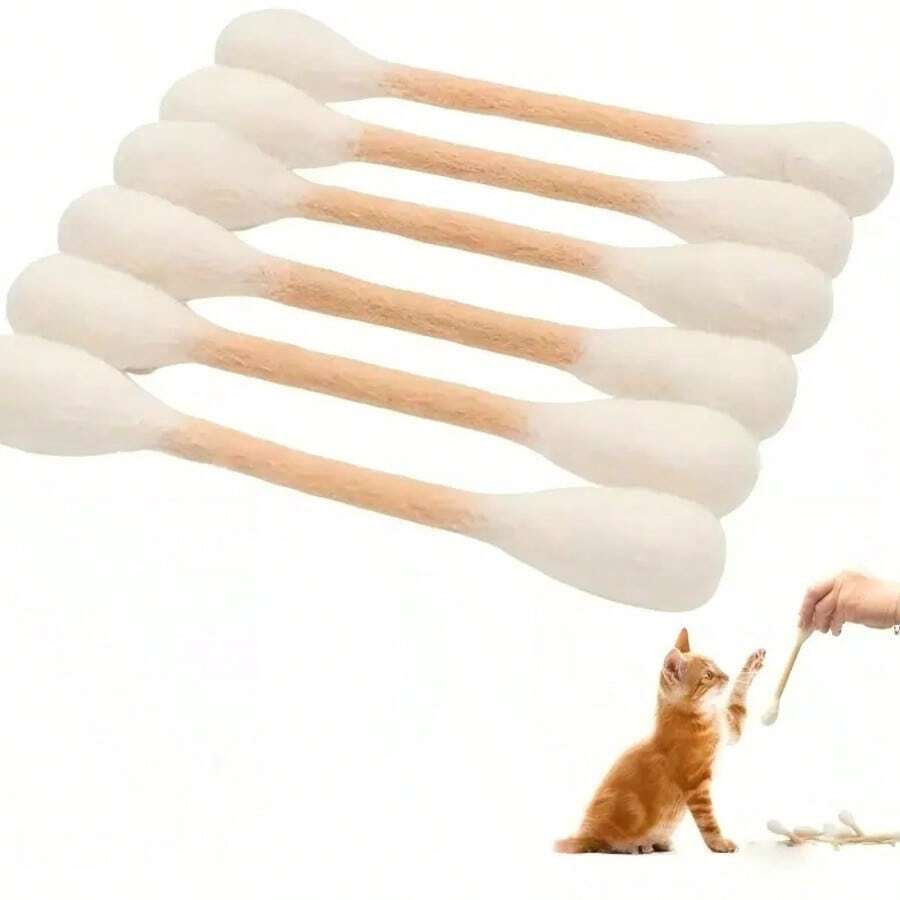 6/1pc Felt Cat Kicker Toy, Interactive Kitten Teething Chew Toy, Boredom Relief Dental Game Toy, Anxiety Relief Digestion Aid Gift For Cat Lovers, Battery-Free, Suitable For Cats And Dogs - Multicolor - View 1