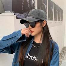 1pc Unstructured Vintage Washed Baseball Cap, Adjustable Dad Hat, Unisex Beach Accessory, Travel Essential - Hat 021 - View 6