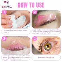 Permania 1 Pair Dolphin Shape Lashes Soften Pads Eyelashes Lift Pads,Use For Eyelash Tinting & Softening,Suitable For Salons And DIY,Can Be Cleaning - Multicolor - View 5