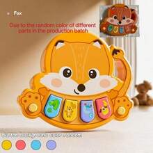 Cute Animal Shaped Baby Piano Toy, Colorful Piano Keys And Animal Patterns - Interactive Music Learning Toy Suitable For 1-5 Year Old Toddlers, Sensory Toy Promoting Motor Skills And Cognitive Development, Designed With Fun And Reliable Quality - Multicolor - View 12