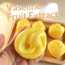 Yellow Apple Squishy Toy, Soft Slow Rebound Stress Relief Squeeze Toy, Anxiety Relief Sensory Fidget Toy For Adults & Teens, Cute Fruit Shape Decompression Toy, Office & Desktop Decor Gift - Multicolor - View 3
