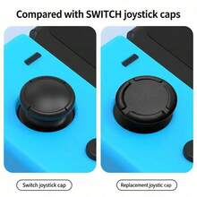 Switch OLED Controller, Switch Lite Controller Thumb Grip Replacement Parts, Joystick Cap Button Cover Repair Accessory Kit - View 6