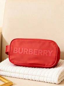 Bright Red BURBERRY Mini Bag Wide Strap Large Capacity Multi-Functional Commuter Street Shoulder Wash Bag BURBERRY-GIFT-6 - Red - View 8
