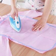 Heat Resistant Ironing Cloth; Protects Clothes From High Temperature Ironing Damage; Home Ironing Pad, Heat Resistant Ironing Accessory, Ironing Protection Mesh, Fabric Care Tool, Portable Ironing Accessory. Random Color - Multicolor - View 10