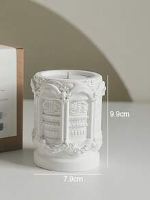 1pc Roman Relief Candle Cup Mixed Soy Wax Candle, Romantic And Cute, Perfect Home Decor For Autumn And Winter, Ideal Gift For Friends And Loved Ones. Suitable For Friends Gathering, Wedding, Yoga And Spa, Creates Romantic Candlelight Dinner Atmosphere, Also Can Be Used As Birthday Candle - 1PC - View 10