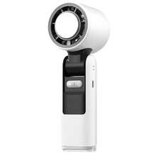 Built-In 2 X 2000mAh, Portable Handheld Turbo Fan, 199 Speed Settings, Rechargeable, Semiconductor Cooling Technology, Perfect For Outdoor, Travel And Work Use. - 手持 - 查看 11