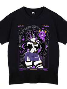 SkullsNightshade I Love Your Face! Shirt - 黑色 - 查看 1
