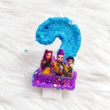 New 1-8 Number Birthday Candles, Original Dual-Color Gradient Anime Style Birthday Cake Number Party Decoration Candles - K - View 19