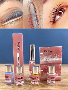 1 Upgraded Eyelash Lift Kit, Professional Eyelash Perm Kit, Liquid Kit, Curl Perm, Wave Lift Perm Kit, Suitable For Semi-Permanent Salon And Beginner DIY Home Use, Achieve Salon-Quality Eyelash Lift Effect, And Effective - Watermelon Pink - View 6