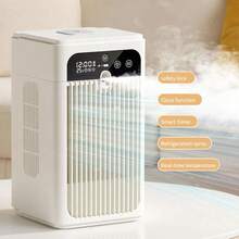 RAF Home USB Cooling Fan, Compact Fan With 3000mAh Lithium Battery, Suitable For Bedroom, Designed To Lower Temperature Like An Air Conditioner, Featuring Multi-Function Cooling, Quiet Operation And Water/Ice Addition For Enhanced Mist Function - Desk Fan - View 10
