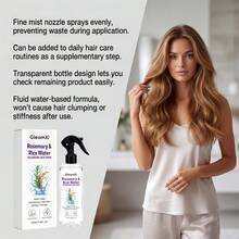 100ml Rosemary Rice Water Hair Mist, Nourishes Roots To Ends, Smooth & Flowing Hair, Refreshing Scent, Rosemary Rice Essential Oil, Gentle Ingredients, Relaxing & Energizing, Suitable For Office & Home - Multi Scents - View 7