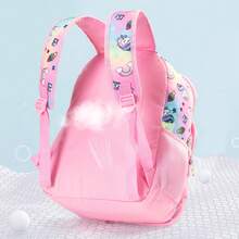 3-Piece Set Combination Pack, Unisex Backpack, Iridescent Reversible Sequins, Gradient Nebula Background, Shiny Theme With Small Square Bag And Small Box, Suitable For Travel, Camping, Outing, Casual Fashion Backpack With Padded Back And Adjustable Shoulder Straps, Printed, Best Gift For Others, Daily Commute, Portable - Pink - View 5