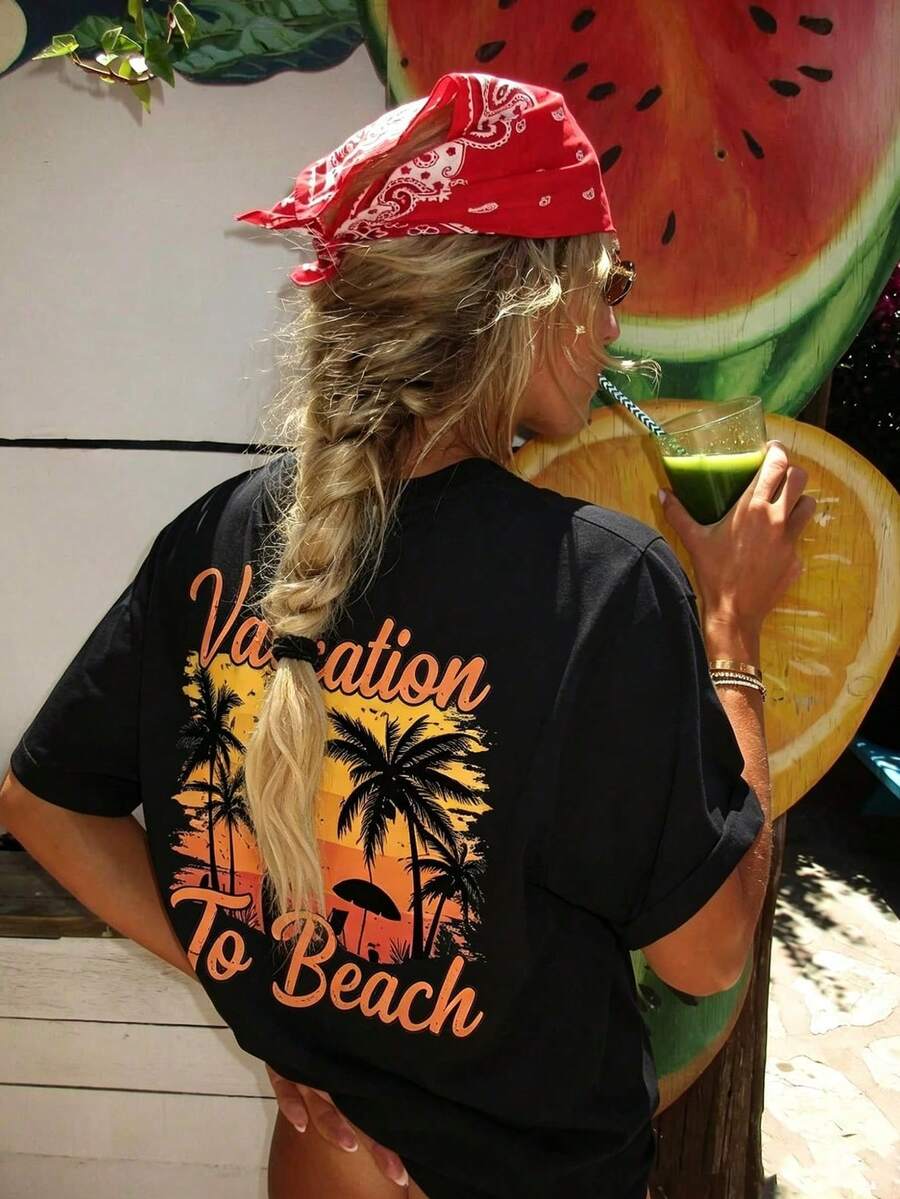 Women T-Shirts - Schwarz - 查看 1