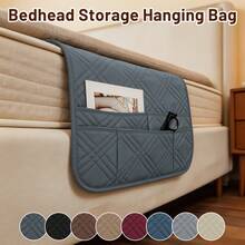 1pc Bedside Hanging Storage Bag, Sofa Armrest Storage Bag, Multi-Pocket Non-Slip Bedside Organizer - Suitable For Daily Home Use, Bedroom, Living Room, Wedding/Birthday Gift, Housewarming Gift, Halloween, Christmas - Multicolor - View 1