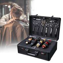 Stall Barber Box Multi-Functional Hair Stylist Barbershop Storage Box Professional Hair Toolbox The Same Box - Black - View 8