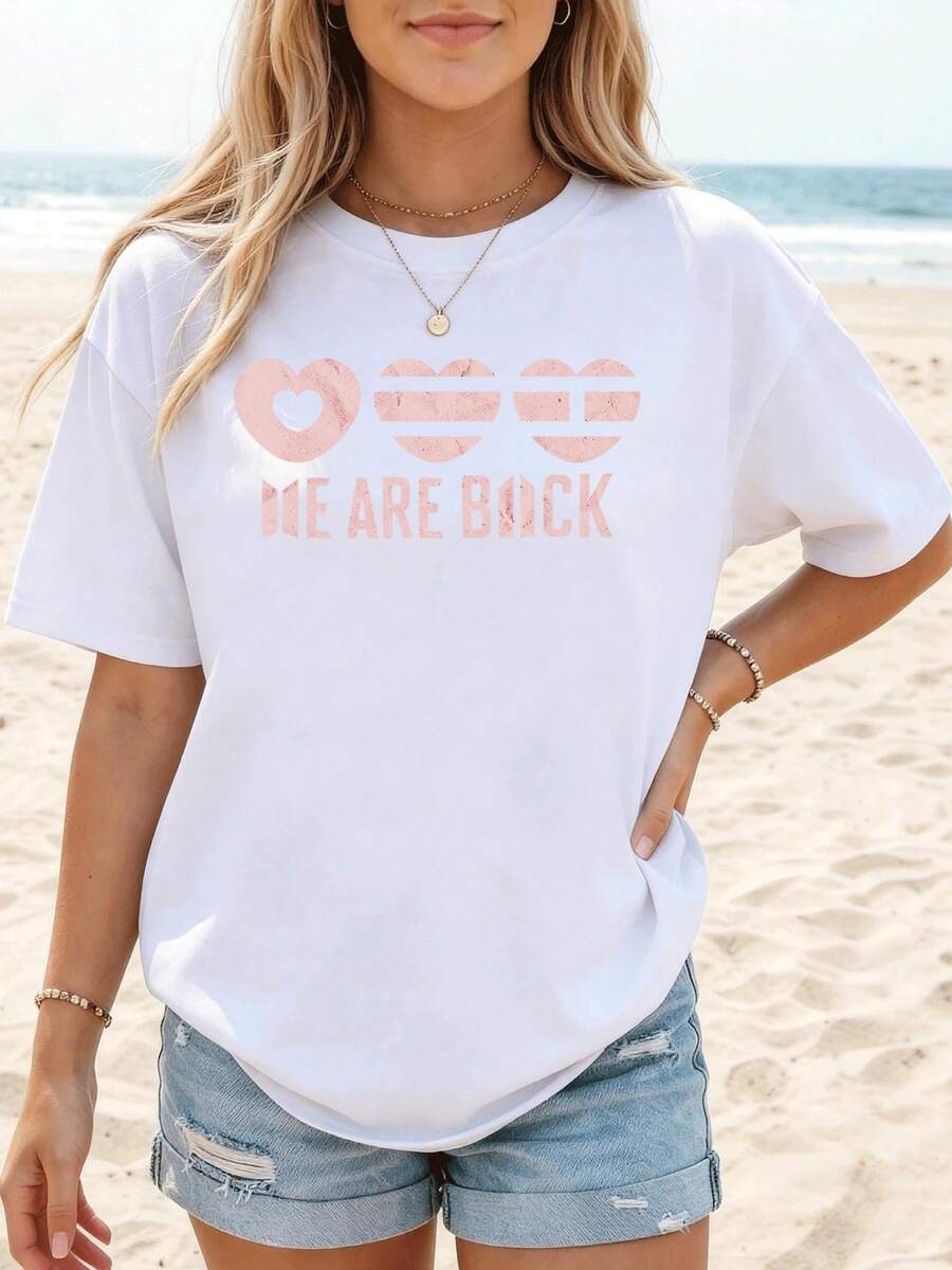 Women T-Shirts - 白色 - 查看 1