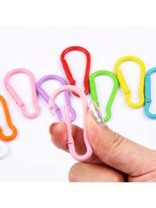 10pcs Hot-Selling Painted Gourd Alloy Carabiner Spring Quick Buckle DIY Keychain Backpack Clip Business Gift Jewelry Accessory - Alloy Gourd Buckle Carabiner - View 4