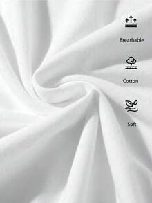 Camiseta suave 100% algodón para mujer, informal, estampada; con diseño de cerezas; top de manga corta con cuello redondo para mujer; hecha de tela cómoda y suave; ropa de casa para mujer. - Blanco - Ver 5