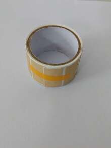 100p Cs/ Roll Kraft Paper Label Paper Roll Self-Adhesive Writable Classified Packaging Label Kraft Paper Label Sticker, Self-Adhesive Label Sticker, Roll Packaging, Handwriting, Classification, Easy To Tear Off, Self-Adhesive Paper. - Kraft Paper Sealing Sticker - View 8