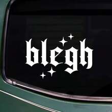 1 pieza Pegatina para parachoques de coche y camión Bligh Sparkles, vinilo impermeable, calcomanía para ventana trasera, parabrisas y espejo retrovisor, adecuada para fans de música gótica y metal, fácil de aplicar - A - Ver 7