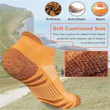 5 pares/1 par de calcetines para mujer con acolchado grueso en la parte inferior, talón y dedos, que proporcionan comodidad, protección contra ampollas, absorción de impactos y alivio para los pies, protección efectiva para caminar, correr, golf, tenis, etc., malla transpirable que ayuda a la ventilación y liberación de calor, manteniendo los pies secos y frescos - Multicolor - Ver 6