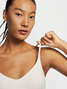 Nike 女款 AS W NK DF INDY LGT SPT BRA 運動內衣-LFD1063-101 - 白色 - 查看 4