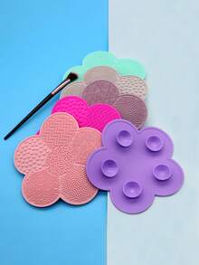 Silicone Makeup Brush Cleaning Bearings With Suction Cups Makeup Brush Tools Brush Cleaners Portable Suction Cup Drying Rack Tool For Makeup Brushes And Art Brushes For Travel And Studio Use Makeup Artists And Artists - Multicolor - View 7