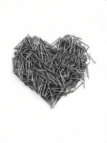 100/200pcs Galvanized Iron Nails - Heavy Duty Metal Fasteners, Suitable For Home, Garden, Fencing, Wall Panels And Woodworking - Rust-Resistant, Flat Head With Loop Handle, Fencing Construction, Durable Structure, Home Decor, Sturdy Structure, Home Renovation - Multicolor - View 15
