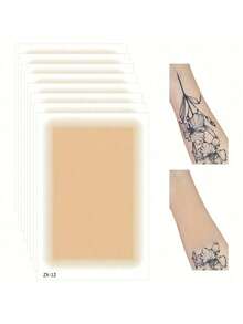 20/30/50pcs Tattoo Cover Stickers, Fragrance-Free, Transparent, Waterproof, Lightweight, Natural Appearance, No Battery Or Power Required, Portable Bandage Accessories, Suitable For Summer Travel, Tattoo Coverage, Travel, Travel Essentials, Bedroom, Vacation Accessories, Miscellaneous - Multicolor - View 6