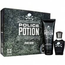 Police Potion For Him Gift Set 30ml EDP Spray + Shower Gel 100ml - Citrus, Woody, Aromatic - View 1