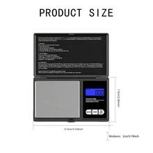 500g/0.01g Mini High Precision Digital Scale, Smart Calibration & Multi-Unit Conversion, Jewelry Gold Laboratory Dedicated, Portable Anti-Slip LCD Screen, Home/Kitchen/Baking/Travel Weighing Tool, Accurate Durable Jewelry Scale - Black - View 8
