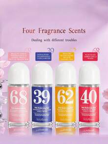 1 pièce Doux & Hydratant, Dites adieu aux odeurs corporelles, Parfum longue durée 72 heures, Garde la peau fraîche, Design ingénieux, Pratique à transporter, Facile à utiliser, Convient à tout le monde - multicolore - Voir 5