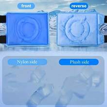 Adjustable Cold Compress Knee Pad, Reusable Knee Cold Compress Bag, Available In Two Colors - Sky Blue - View 2