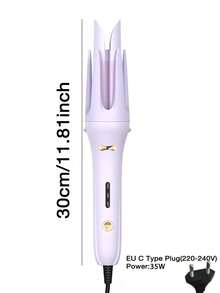 自动卷发棒，防烫卷发器，3档温度设置，快速加热造型工具，轻松打造卷发和波浪发型 - 彩色 - 查看 11