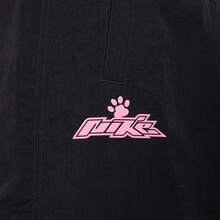 Rok panjang midi kasual wanita Nike dengan belahan di bagian bawah, motif polos, warna klasik, nyaman, bernapas, dan serbaguna. - Hitam - View 5