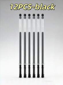 3pcs/Pack, 0.38mm, Quick-Dry Ink, Black/Blue/Red - Ideal Pens For Exams And Office, Fine Tip, Suitable For Writing, Back To School Essential - Sets - View 13