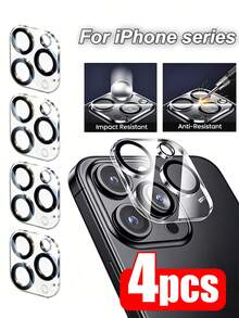 Gorilla Hero 5pcs, 17 Pro Max Lens Integrated Lens Protector Film High Definition Anti-Scratch Compatible With IPhone Ultra/18 Pro Max/18 Pro/18/11/12/13/14/15/16/16 Plus/16 Pro/16 Pro Max/16e/17/17 Air/17 Pro/17 Pro Max Full Series - Clear - View 32