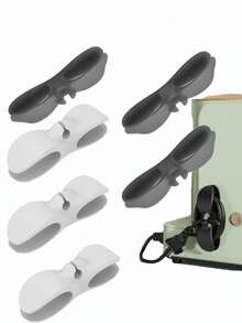 2PCSCable Organizer, Household No-Drill Plug Holder, Power Cord Organizer, Kitchen Cable Holder, Plug Holder, Cable Clip, Wall-Mounted Power Cord Organizer, Suitable For Various Scenarios, Available In Multiple Colors. - Practical - View 6