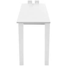 Klapptisch 1 Stück 75x40cm Robuste Wand montiert platzsparend E0 Grade Solid Plyboard Modern Weiß Rechteck Dickes Panel Leicht zu reinigen Multi Use Schreibtisch für Essen Studie Arbeit Haus Kleines Zimmer - Standard - Übersicht 8