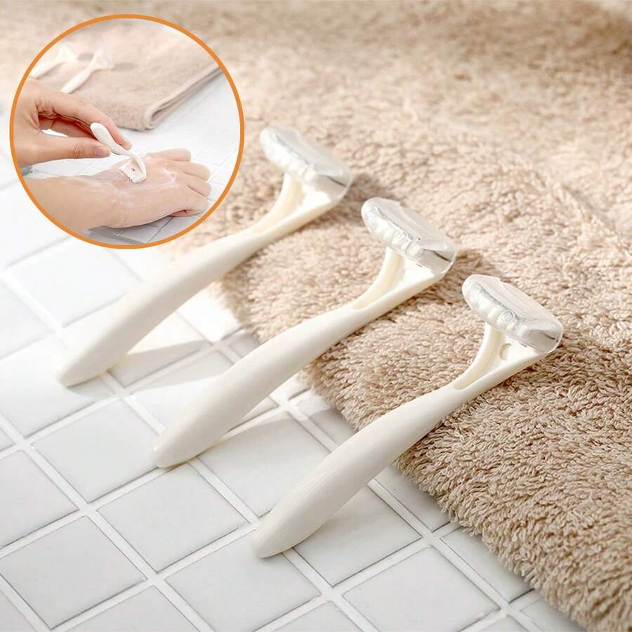 3-Piece Set Of Women's Underarm Razors, Mini Hair Removal Razors, Small Head Intimate Trimming Shavers