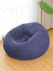 Thickened Durable PVC Inflatable Bean Bag Sofa, Super Soft Comfortable Slouchy Chair, Wear-Resistant, Suitable For Home, Yard, Camping And Multiple Scenarios, Iridescent Color Inflatable Slouchy Sofa, Home Single Person Inflatable Lounge Chair, Living Room Leisure Inflatable Seat - Multicolor - View 12