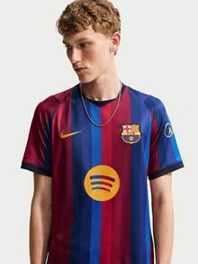 2026/27 賽季 FC Barcelona 主場球迷版 Nike Dri-FIT 男款快乾足球球衣 II1872-683 - 藏蓝色 - 查看 1