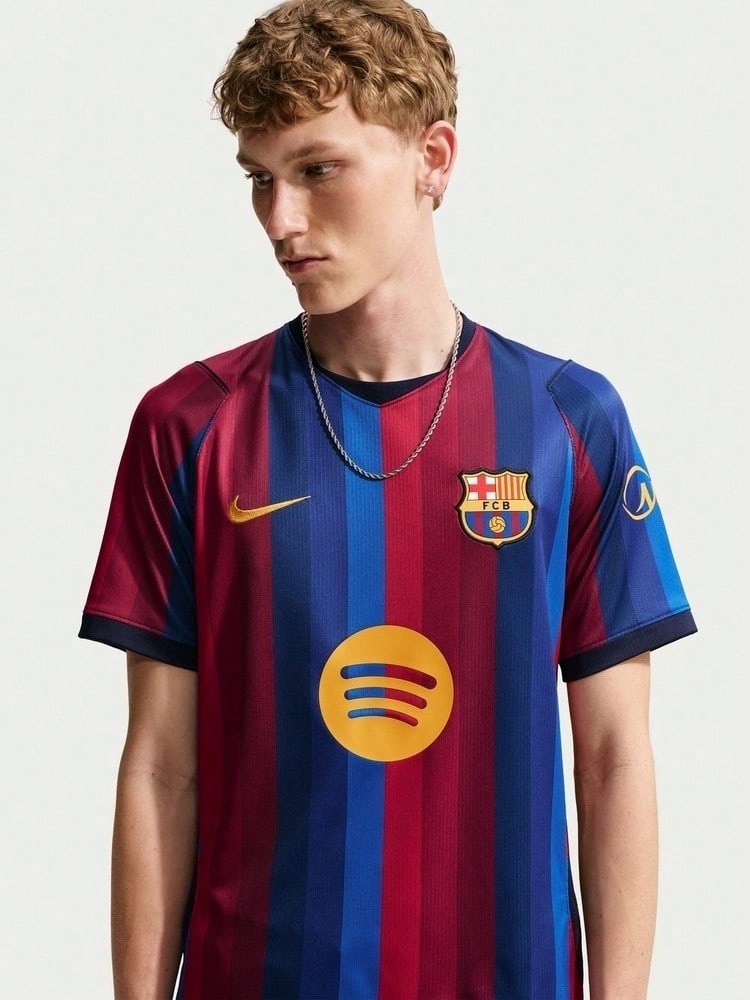 2026/27 賽季 FC Barcelona 主場球迷版 Nike Dri-FIT 男款快乾足球球衣 II1872-683 - 藏蓝色 - 查看 1