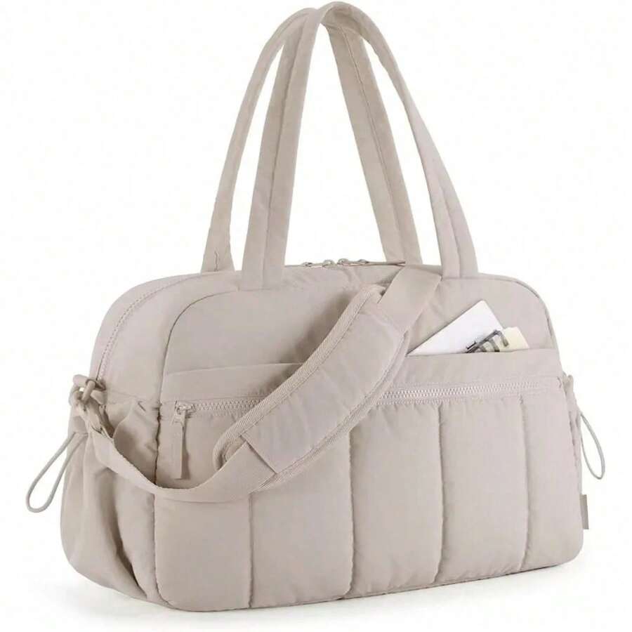 Baby Diaper Bag, Travel Canvas Bags, Women's Gym Bag With Waterproof Carry-On Luggage, Airport Cabin Bags, Mom Stroller, Maternity Bags - 玫瑰金 - 查看 1