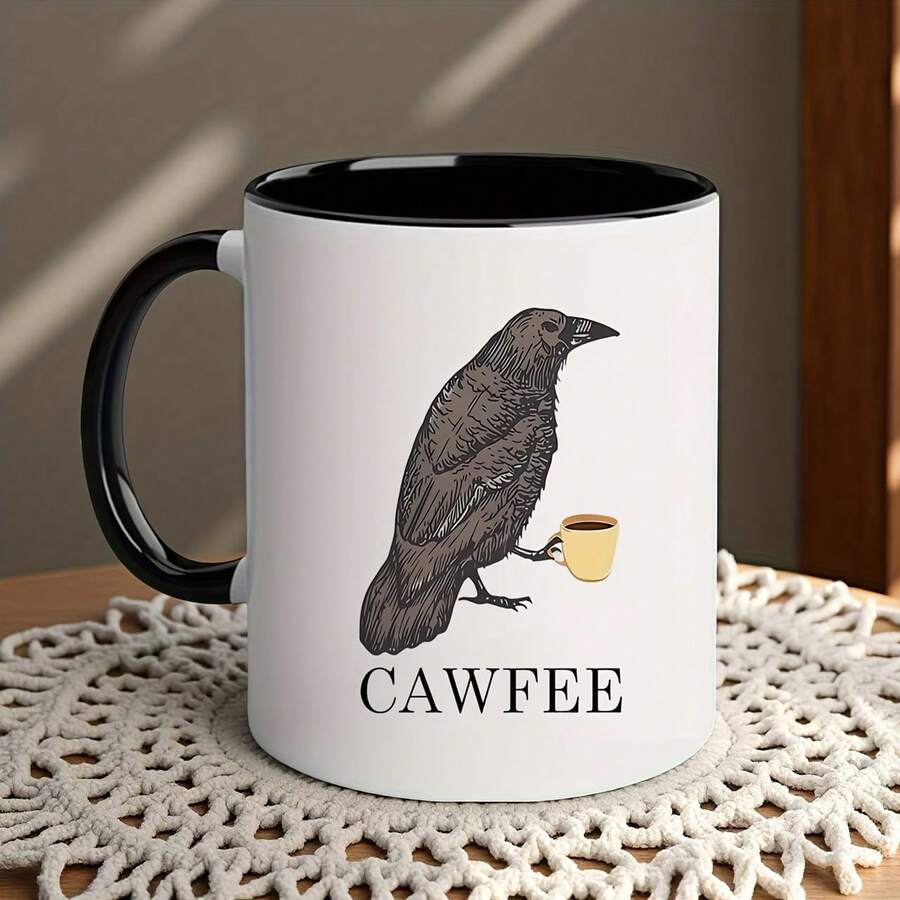 Nuevo paquete individual, una encantadora y práctica taza de cerámica, adecuada para café y otras bebidas tanto en verano como en invierno, una excelente opción para regalos de cumpleaños, días festivos, Navidad, Año Nuevo y San Valentín, 11 onzas.