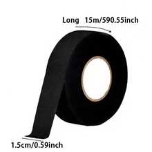 15m Car Wiring Harness Velvet Tape, Wear-Resistant, Tear-Resistant, Flame Retardant, Heat Insulating, Shock-Absorbing, Noise-Reducing, Easily Solves Car Interior Wiring Noise, Good For Wiring Protection - 15-meter Cable Management Tape - View 4