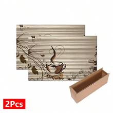 1件裝咖啡圖案印花吸水墊，咖啡機吸水墊、碗盤瀝水墊、水槽排水墊、杯子吸水墊，廚房用品、浴室用品，廚房檯面裝飾 - 彩色 - 查看 16
