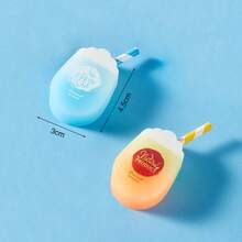 1pc Beverage-Shaped Eraser, Gradient Milk Tea Cup Eraser, Macaron Rainbow Color-Block Stationery, Highly Attractive Desktop Writing Accessory, Creative Cultural Gift - Multiple Colors and Random Styles - View 8